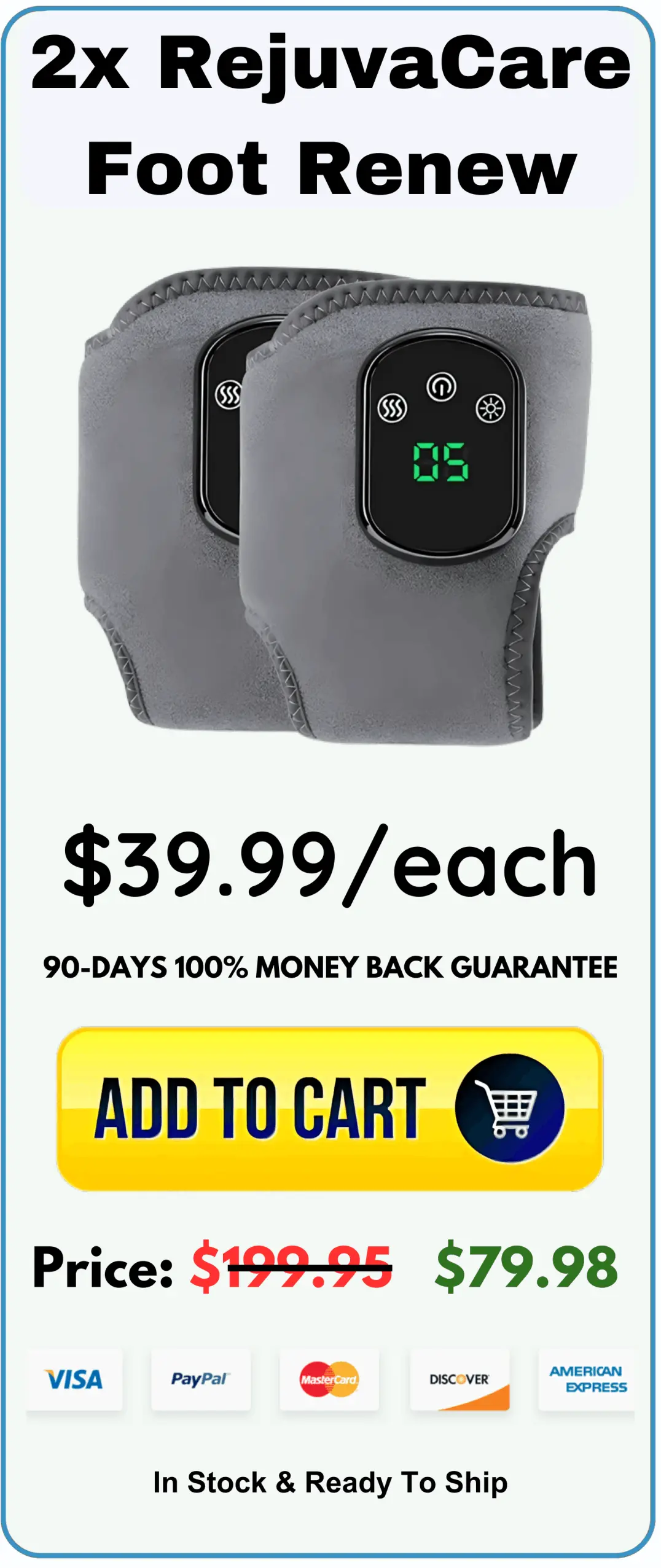 RejuvaCare Foot Renew offer package price 